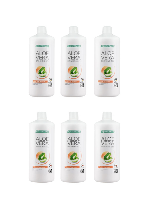 LR 6er Pack: Aloe Vera Drinking Gel Pfirsich Geschmack