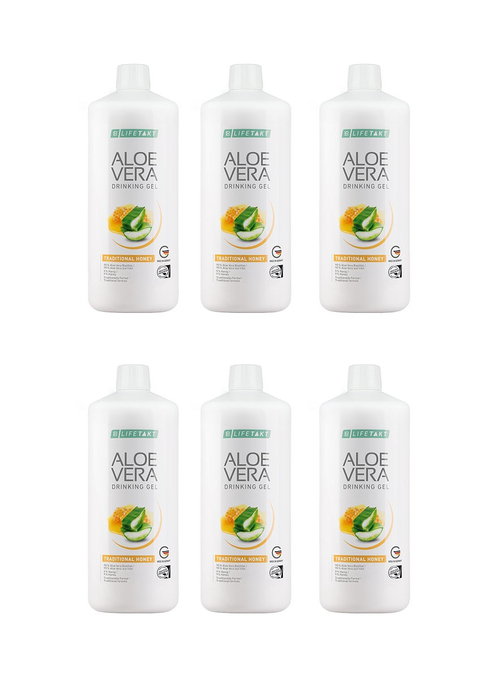 LR 6er Pack: Aloe Vera Drinking Gel Traditionell mit Honig