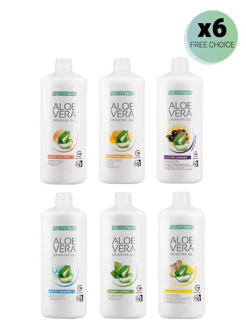 LR Aloe Vera Gel - 6er Pack Promotion / Aloe Vera Trinkgel Probeset