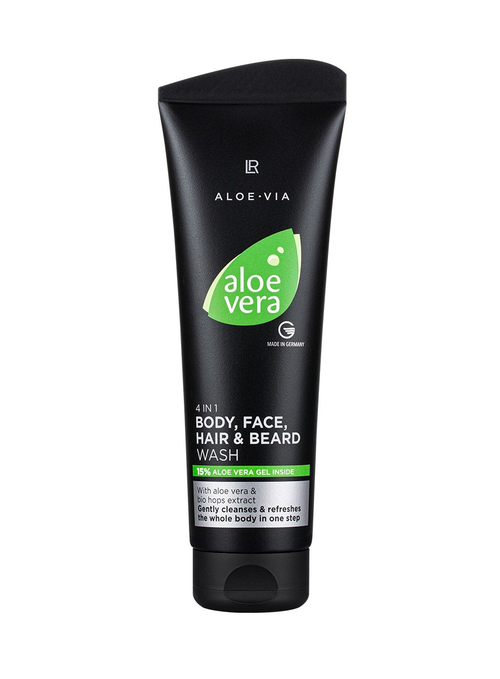 LR Aloe Vera Men’s Essentials 4in1 Körper-, Gesicht-, Haar- und Bart-Shampoo