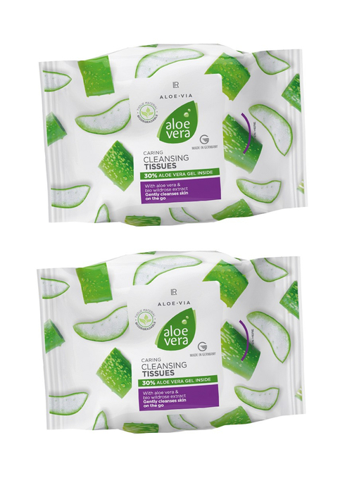 LR Aloe Vera Pflegende Reinigungstücher - 2er Set