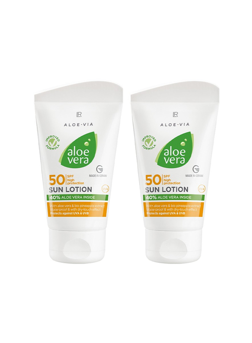 LR Aloe Vera Sonnenlotion LSF 50 - 2er Set