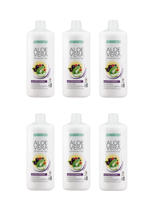 LR Aloe Vera Drinking Gel AÇAÍ PRO SUMMER - 6er Set