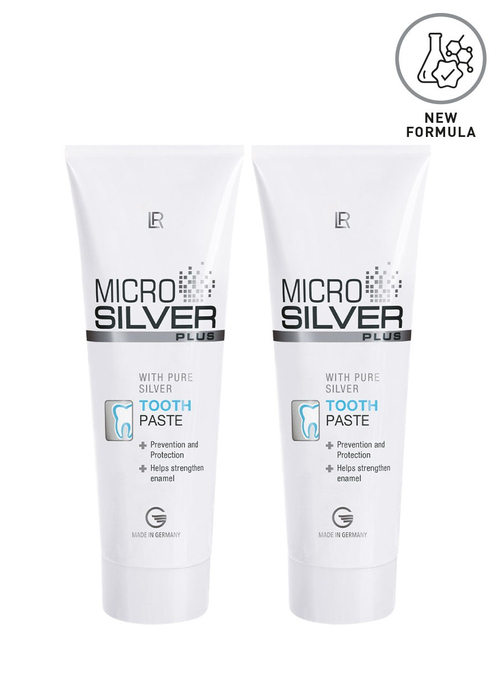 LR MicroSilver antibakterielle Zahncreme / MicroSilver PLUS Tooth Paste - 2er Set