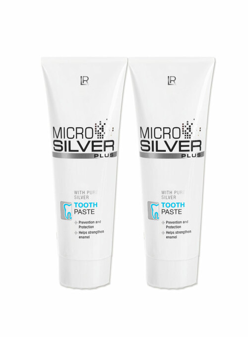 LR MicroSilver Anti-bakterielle Zahncreme 2er SET