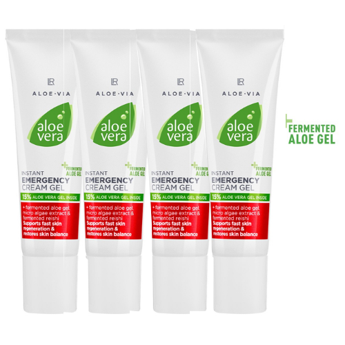 LR Aloe Vera Instant Emergency Cream Gel (4er SET)